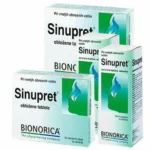 2x sinupret tablets and 2x sinupret drops