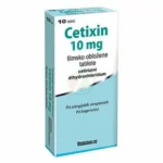 Cetixin 10 mg film-coated tablets, 10 tablets